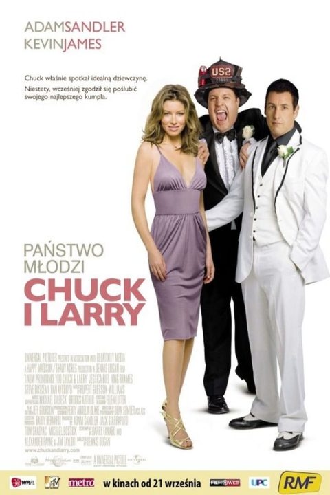 Plakat Państwo Młodzi: Chuck i Larry