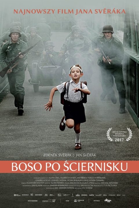 Plakat Boso po ściernisku