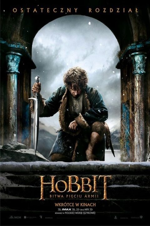 Plakat Hobbit: Bitwa Pięciu Armii